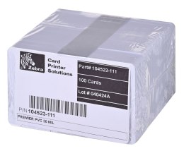 Karty plastikowe Zebra 104523-111