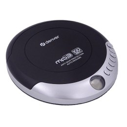Discman z funkcją automatycznego wznawiania i anti-shock czarno-srebrny