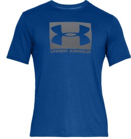 Koszulka Under Armour Boxed Sportstyle Wycięcie pod szyją Krótki rękaw Bawełna, Poliester