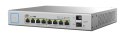 Switch Ubiquiti UniFi 8 PoE, SFP (Gen1) 10p PoE ( PoE+: 8;) Managed Gigabit (US-8-150W-EU)