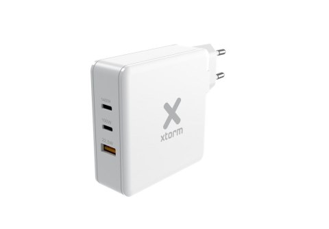 XTORM ŁADOWARKA SIECIOWA USB 3-PORTOWA 140W USB-C PD3.1 EPR GAN, BIAŁA (USB-C PD EPR 140W, USB-C PD100W, USB-A QC 3.0) XTORM ŁADOWARKA SIECIOWA USB 3-PORTOWA 140W USB-C PD3.1 EPR GAN, BIAŁA (USB-C PD EPR 140W, USB-C PD100W, USB-A QC 3.0)