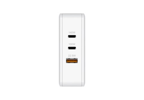 XTORM ŁADOWARKA SIECIOWA USB 3-PORTOWA 140W USB-C PD3.1 EPR GAN, BIAŁA (USB-C PD EPR 140W, USB-C PD100W, USB-A QC 3.0) XTORM ŁADOWARKA SIECIOWA USB 3-PORTOWA 140W USB-C PD3.1 EPR GAN, BIAŁA (USB-C PD EPR 140W, USB-C PD100W, USB-A QC 3.0)