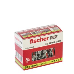 Fischer DUOPOWER 6 x 30 S 50 szt. Kotwa rozprężna 30 mm